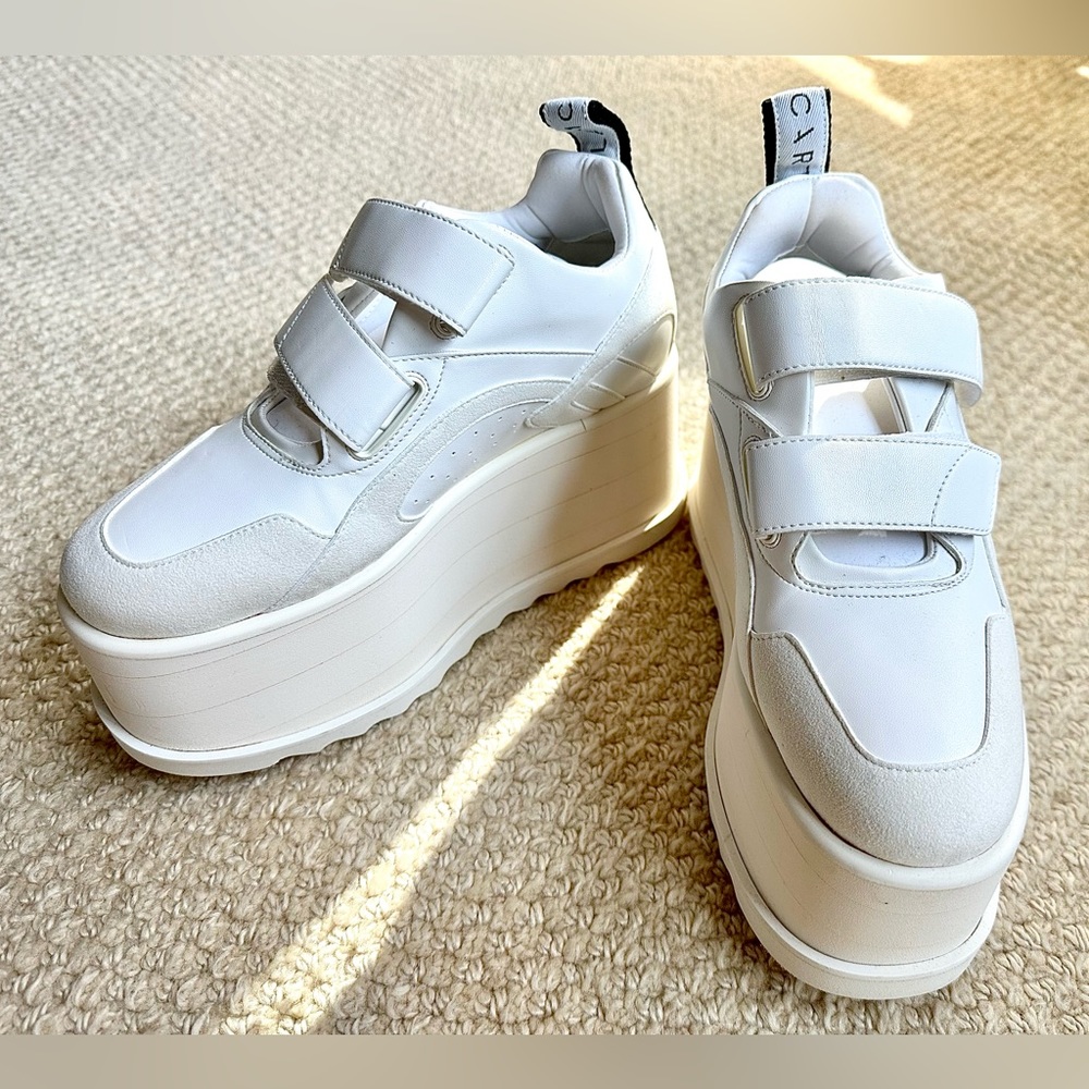 ❤️Stella McCartney NWOB platform Eclypse Sneakers, white, size 39. Never Worn